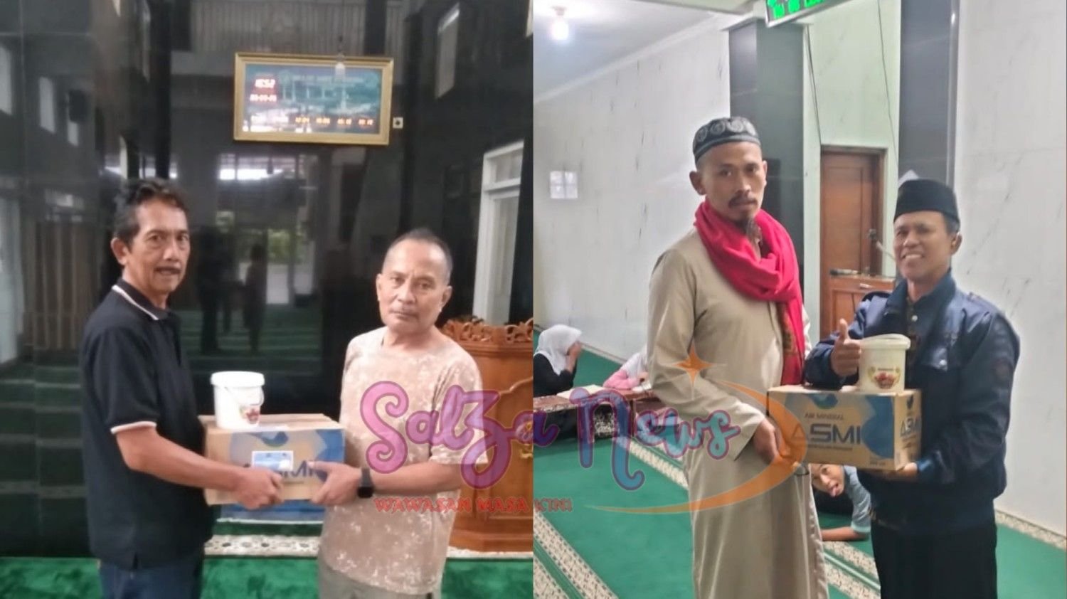 Pembagian takjil gratis berupa kurma dan air mineral di 15 kelurahan di Kota Cimahi