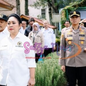 Dikawal Kapolres Cimahi, Titiek Soroti Impor Bawang Putih 95 Persen saat Kunker di Lembang